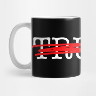 TRUMP crossed-out 1 (Ghost version) Mug